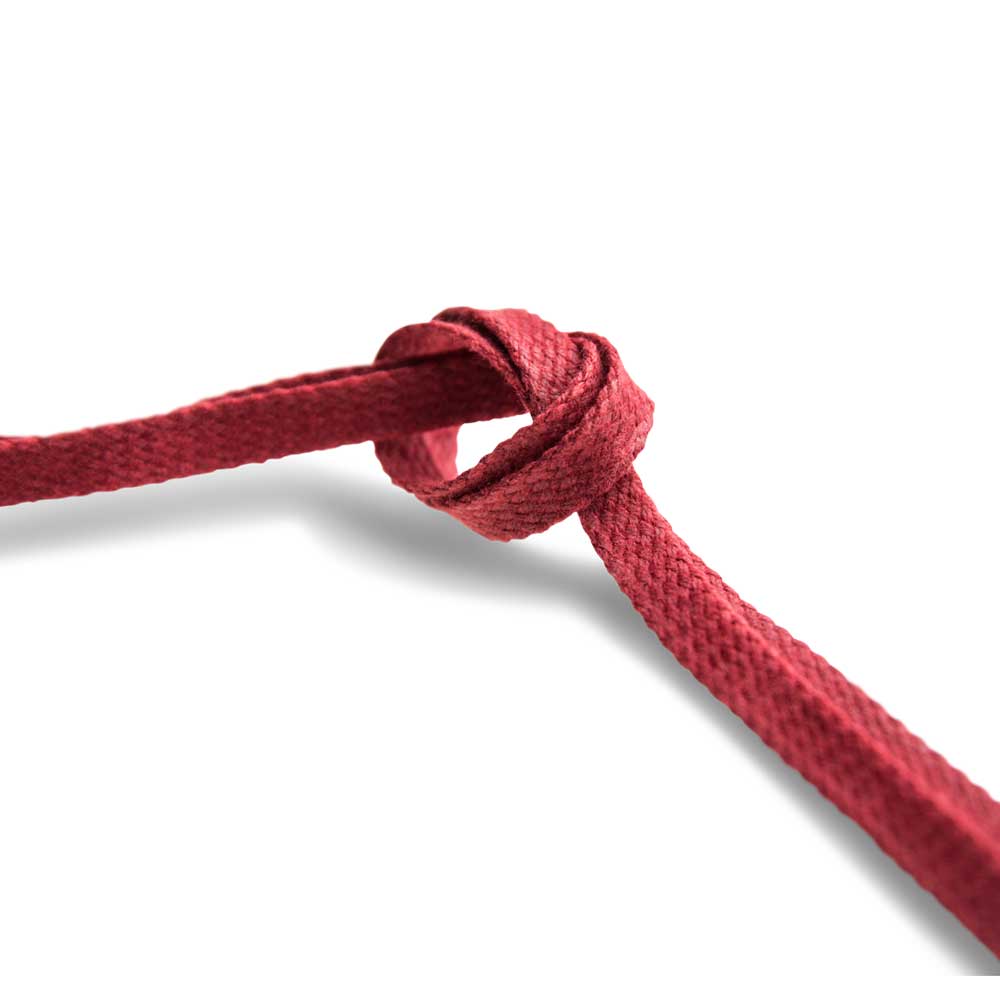 Schnürsenkel BW gewachst  rot