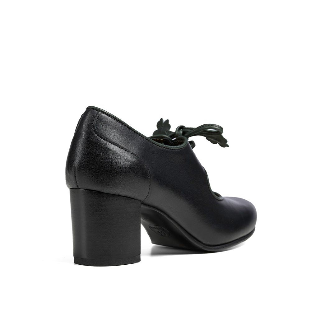 SASSI Rindnappa Pumps  schwarz/grün