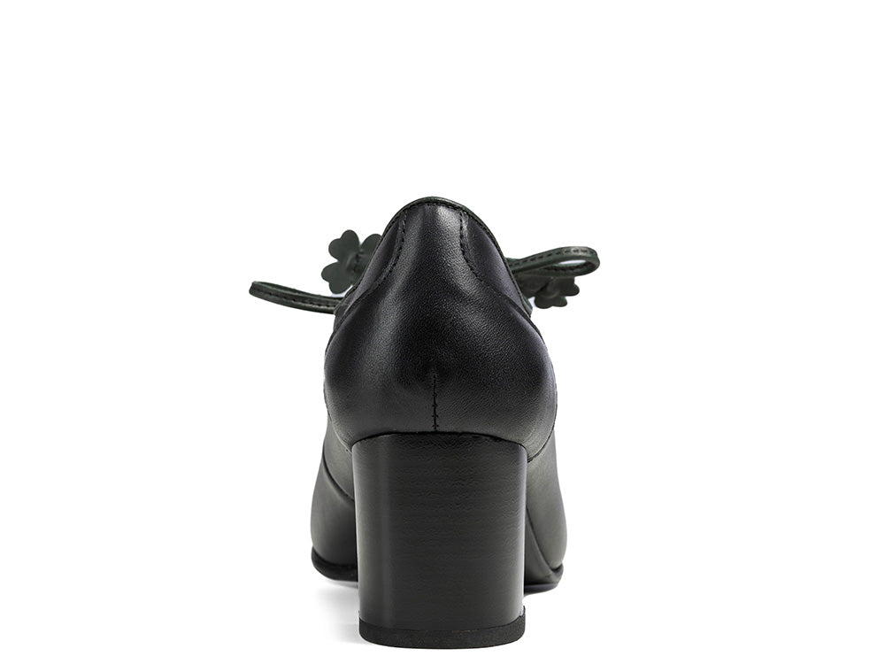 SASSI Rindnappa Pumps  schwarz/grün