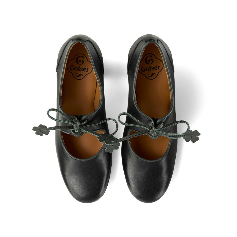 SASSI Rindnappa Pumps  schwarz/grün