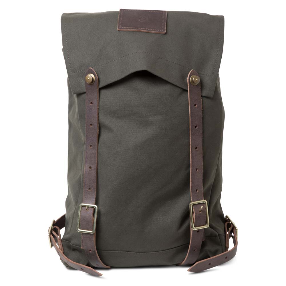 Canvas Rucksack mit Laptopfach  oliv