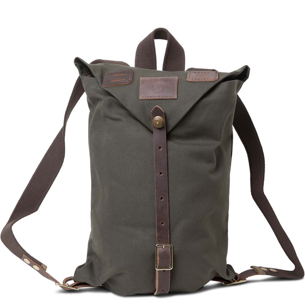 Canvas Rucksack Pur  oliv