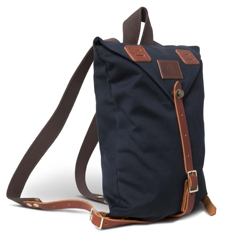 Canvas Rucksack Pur  schwarz