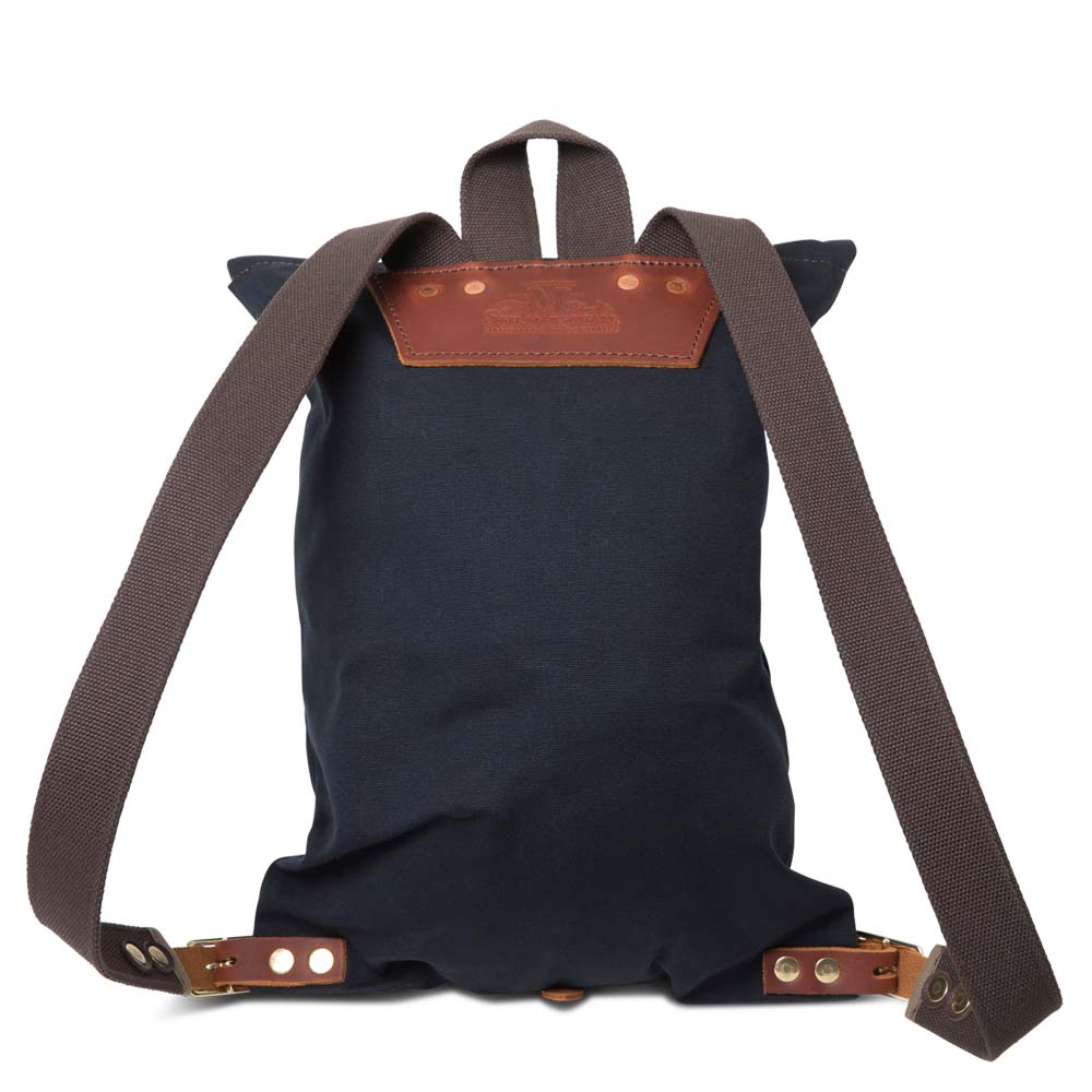 Canvas Rucksack Pur  schwarz