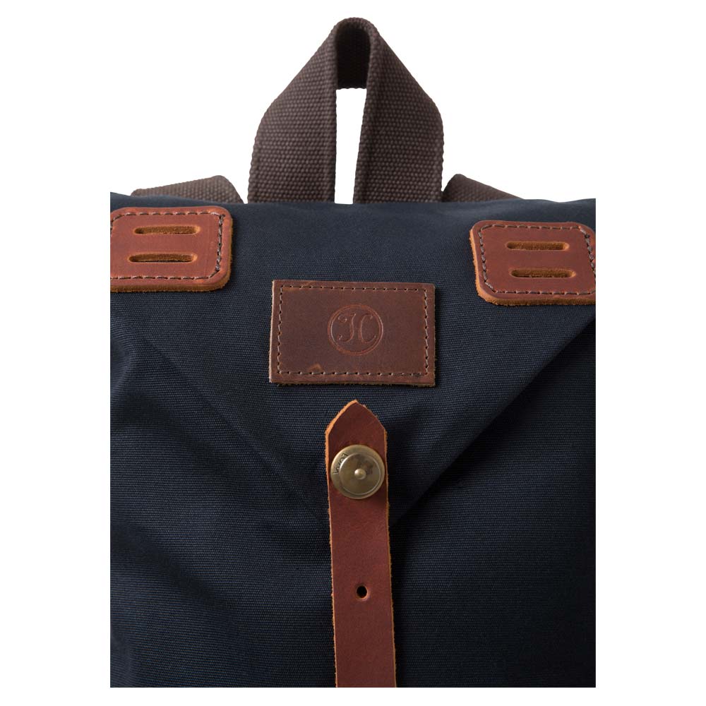 Canvas Rucksack Pur  schwarz