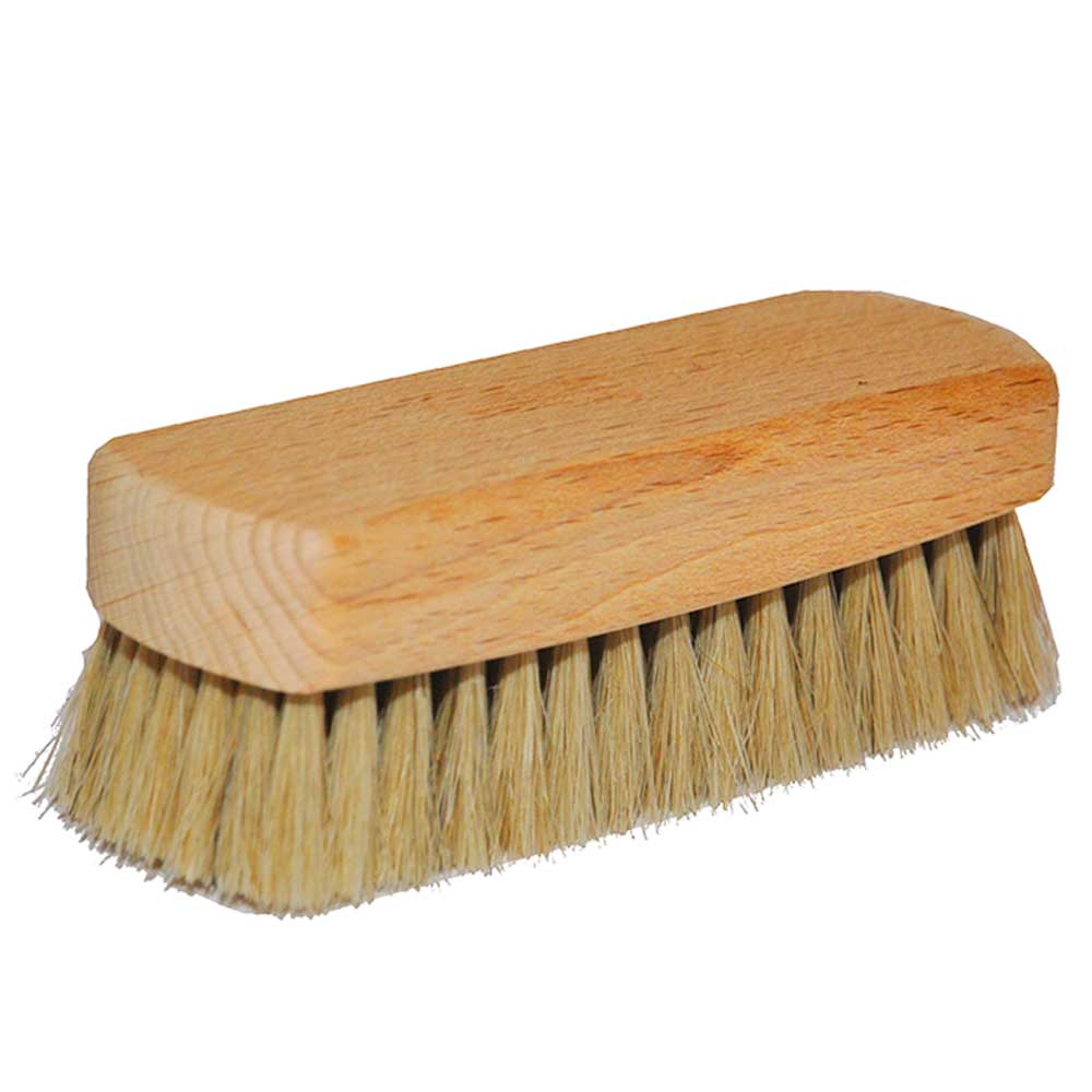 Glanzbürste Buchenholz/Rosshaar hell