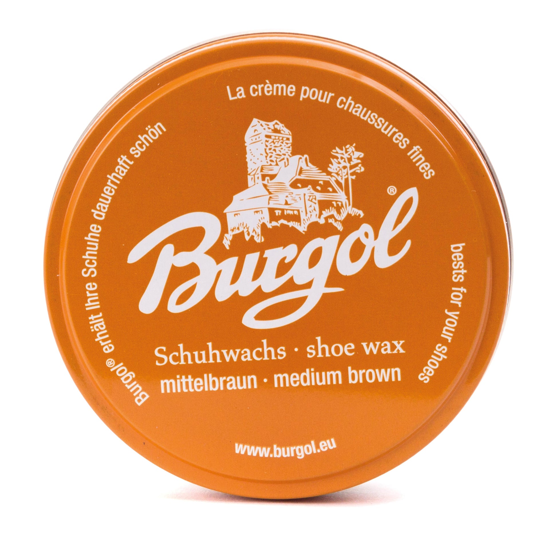 Burgol Schuhwachs braun / mittelbraun