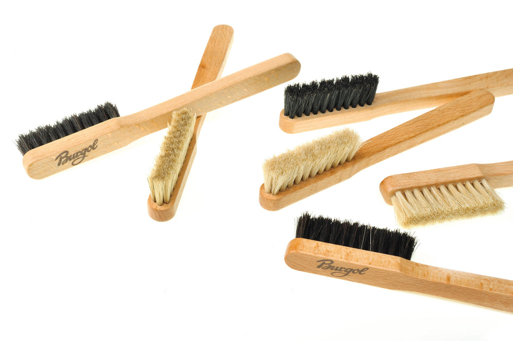 Burgol Rahmen-Auftragbürste helles Rosshaar